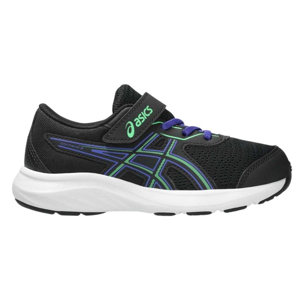 Asics Childrens/Kids Contend 9 PS Shoes / Black/Green